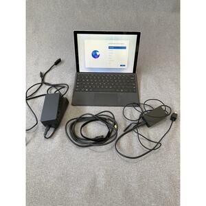 Microsoft Surface Pro 4 with Official Surface Dock and Power Adapter